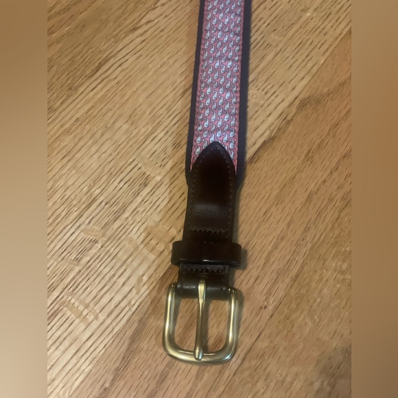 Men's Vineyard Vines
Canvas Club Belt size 30  color:raspberry - Picture 4 of 7
